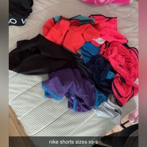 Mixed nike Athletic Shorts Bundle in Bright Colors XS-S, maybe a M or 2